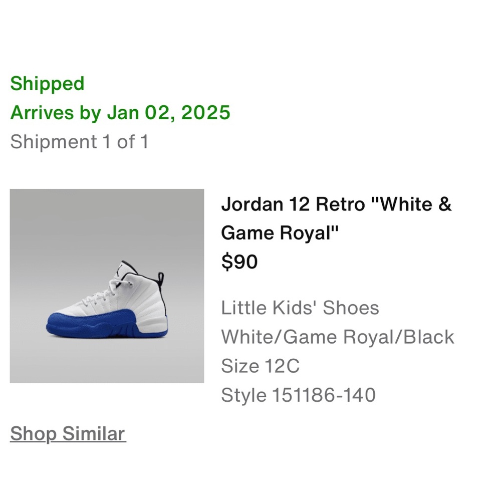 Jordan 12 Retro “White & Game Royal” - Picture 4 of 10